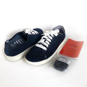 Vionic Sunny Brinley Women's Water Resistant Suede Sneaker 6.5 Navy Excellent